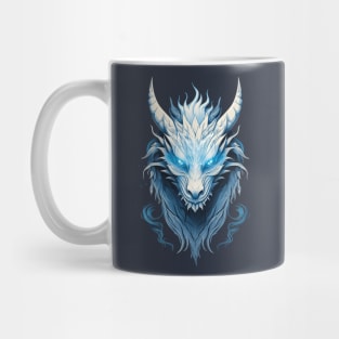 White Dragon with Blue Eyes Mug